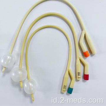 CE Disetujui Medis Lateks Medis Foley Catheter